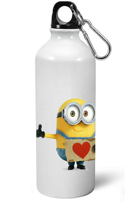 

MUGKIN A72- Minion despicable me Official printed Bottle ml- 750 ml Sipper(Pack of 1, White)