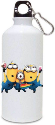 

MUGKIN A093 Minion despicable me Official printed (1 Bottle) ml- 600 ml Sipper(Pack of 1, White)