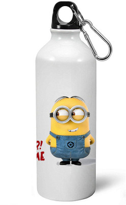 

MUGKIN A073- Minion despicable me Official printed (1 Bottle) ml- 600 ml Sipper(Pack of 1, White)