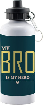 

LOF Exculsive Rakshabandhan Special Gift For Brothers ( My Bro Is My Hero ) Sipper 600 ml 600 ml Sipper(Pack of 1, Multicolor)