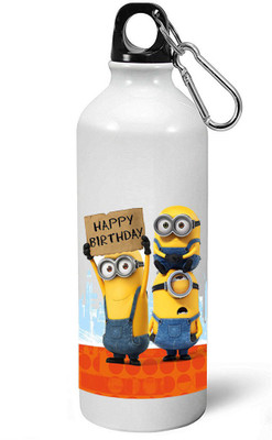 

MUGKIN Official printed Bottle ml- 750 ml Sipper(Pack of 1, White)