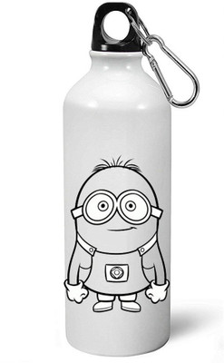 

MUGKIN A76- Minion despicable me Official printed Bottle ml- 750 ml Sipper(Pack of 1, White)