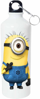 

MUGKIN A088- Minion despicable me Official printed (1 Bottle) ml- 600 ml Sipper(Pack of 1, White)