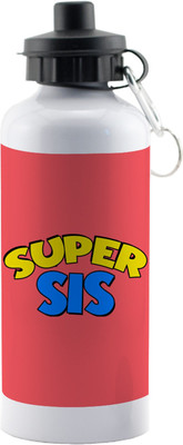 

LOF Exculsive Rakshabandhan Special Gift For Sister ( Super SIS ) Sipper 600 ml 600 ml Sipper(Pack of 1, Multicolor)