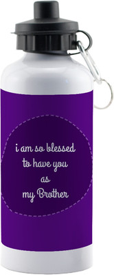 

LOF Exculsive Rakshabandhan Special Gift For Brother ( I am So Blessed To Have You As My Brother ) Sipper 600 ml 600 ml Sipper(Pack of 1, Multicolor)
