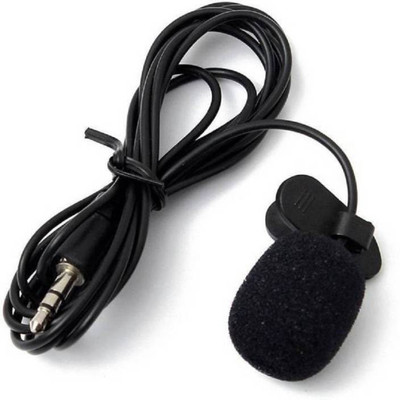 

Phezo Microphone Super Lapel Lavalier Tie Metal Mono Microphone 3.5mm with Collar Clip microPhone lapela for Lound Speaker Microphone Camera Microphone