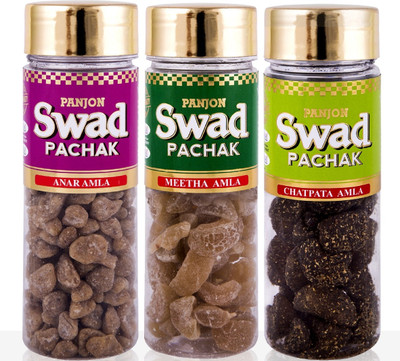 

Swad Amla Combo Chatpata Awla, Meetha Amla & Anar Amla, Mouth Freshener(Pack of 3)