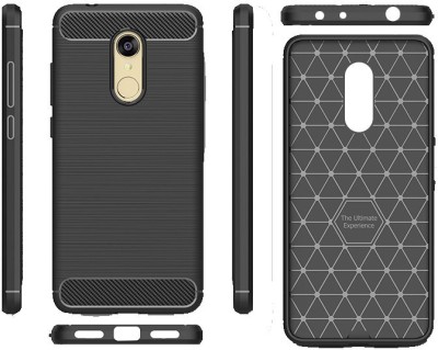CASE CREATION Back Cover for Mi Redmi Note 4(Black, Dual Protection, Pack of: 1)