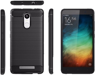 CASE CREATION Back Cover for Mi Redmi Note 3(Black, Dual Protection, Pack of: 1)
