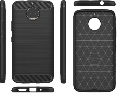 CASE CREATION Back Cover for Motorola Moto E4 Plus(Black, Dual Protection, Pack of: 1)