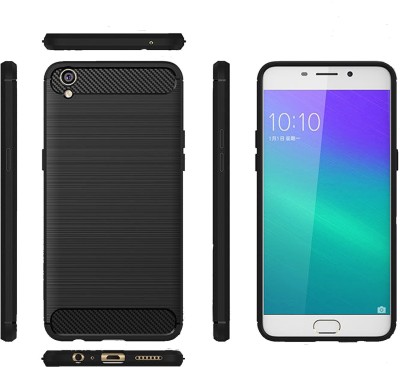 CASE CREATION Back Cover for Oppo F1 Plus 2016(Black, Dual Protection, Pack of: 1)
