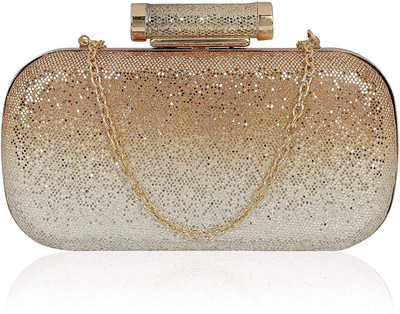 Creative India Exports Party Gold Clutch