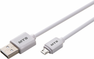 MTS Micro USB Sync & Charge Cable(White) Flipkart