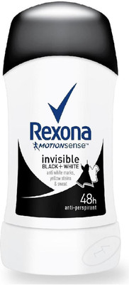 

Rexona Motionsense Invisible Black+White Anti-Perspirant - 40ml Deodorant Stick - For Men & Women(40 ml)