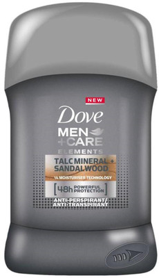 

Dove Men+Care Anti-perspirant, Talcmineral + Sandalwood - 50ml Deodorant Stick - For Men(50 ml)