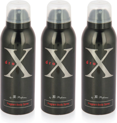 

JBJ Drax Black 150 ml (Pack of 3) Body Spray - For Men(450 ml, Pack of 3)