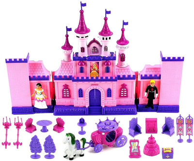 

Paradise Doll House with Music, Lights, Accessories, Toy House(Multicolor)