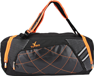 

Tuviro Pumper Gym Duffle Bag - Orange Travel Duffel Bag(Black)