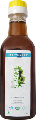 

Healthkart Cold Pressed Organic Sesame Oil Plastic Bottle(250 ml)
