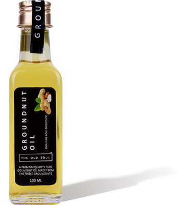 

THE OLD SOUL | 100% Pure Cold Pressed Groundnut Oil | Glass Bottle | Groundnut Oil Glass Bottle(100 ml)