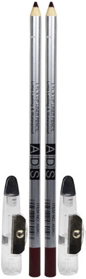 

ADS Eye & Lip Liner Pencil Long Lasting & Waterproof Pack of 2 1.7 g(Maroon)