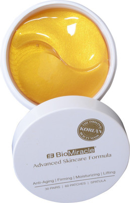 

BioMiracle Pure 24K Gold Hydrogel Eye Mask for Soothing, hydrating & Lifting (60 Pieces)(150 g)