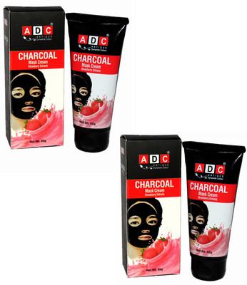 

ADC Strawberry Extract Charcoal Mask Cream combo(120 g)
