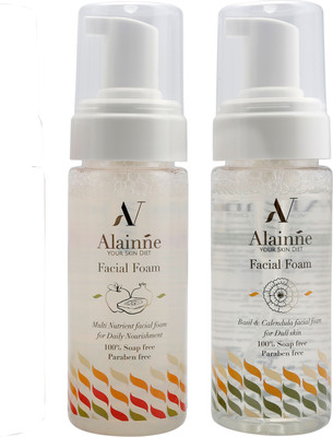 Alainne Facial Foam Combo (Pack of 2) 300 ml(Set of 2)