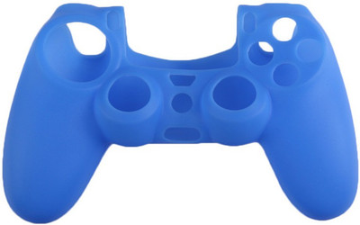 

Microware Silicone Rubber Soft Skin Cover Case Protective Sleeve Case for PS4 Controller Grip Handle Blue Gaming Accessory Kit(Blue, For PS4)
