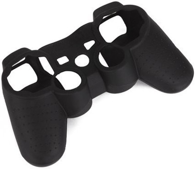 

Microware PS3 Controller High Quality Protective Silicone Cover Case Sleeve Anti Slip Cover - Black Gaming Accessory Kit(Black, For PS3)