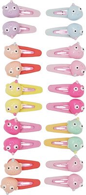 

Evolution Cute & Funky Water Drop Faces Multicolored Kids Snap Hair Clips, SmallFor Kids / Girls Tic Tac Clip(Multicolor)