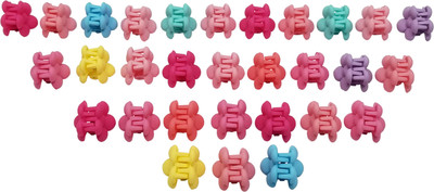 

Evolution Cute Flower Claws Matte, Child Cute Hair Styles Fashion Accessories Multicolored Kids Hair Claw Clips, Small, For Kids / Girls Hair Claw(Multicolor)