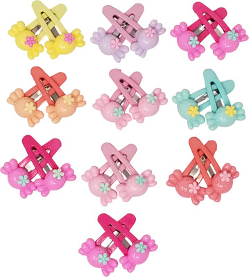 

Evolution Cute & Funky Candy Multicolored Kids Snap Hair Clips, Small, For Kids / Girls Tic Tac Clip(Multicolor)