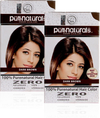

Pure Naturals Dark Brown 100% Natural -Set of 2 Hair Color(Dark Brown)