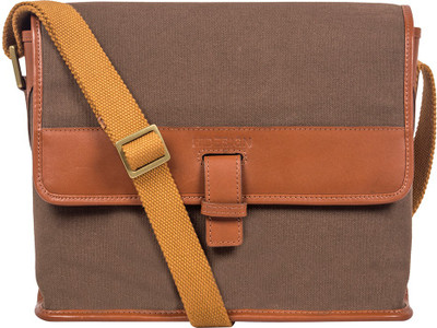 

Hidesign Messenger Bag(Tan, Brown), Brown;tan