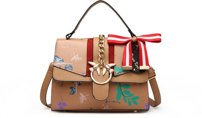 

Diana Korr Women Casual Brown PU Sling Bag