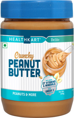 

Healthkart Peanut Butter Fortified with Vitamins & Minerals,Crunchy 500 g
