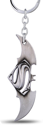 jiviana super man Key Chain(Silver)