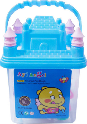 

Toys Factory Multicolor Clay art with hut box(Blue)