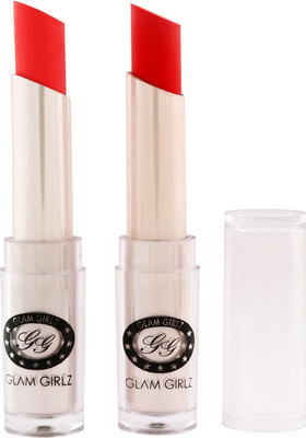 

Glam Girlz Matte Lipstick-Combo(09&03)(Coral Pink, Bloody Red)