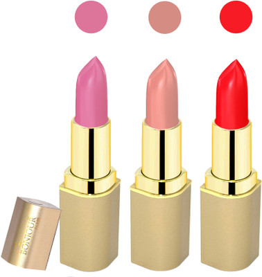

Bonjour Paris Creamy matte lipstick 17-06E12(pink, nude, red, 12 g)