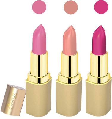

Bonjour Paris Creamy matte lipstick 17-06E2(pink, nude, plum, 12 g)
