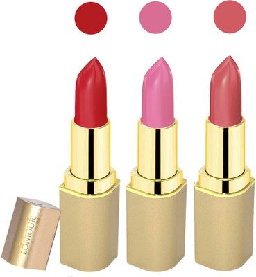 

Bonjour Paris Creamy matte lipstick 17-06D2(red, pink, nude, 12 g)