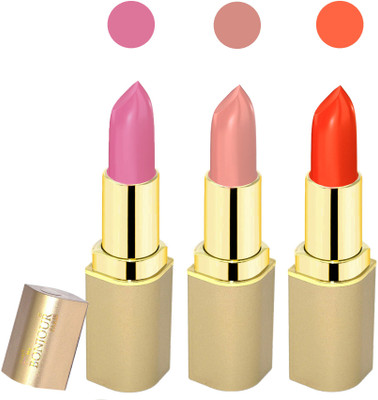 

Bonjour Paris Creamy matte lipstick 17-06E5(pink, nude, orange)