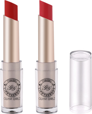 

Glam Girlz Matte Lipstick-Combo(01&18)(Red)