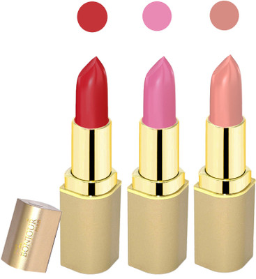 

Bonjour Paris Creamy matte lipstick 17-06D1(red, pink, nude, 12 g)