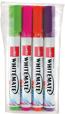 

Cello Whitemate Vivid(Set of 4, Multicolor)