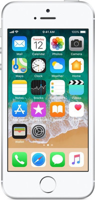 (Refurbished) Apple iPhone SE (Silver, 32 GB)