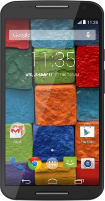 Moto X (2nd Generation) (Black Leather, 16 GB)(2 GB RAM)  Mobile (Motorola)