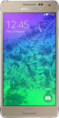 Samsung Galaxy Alpha (Frosted Gold, 32 GB)(2 GB RAM)  Mobile (Samsung)